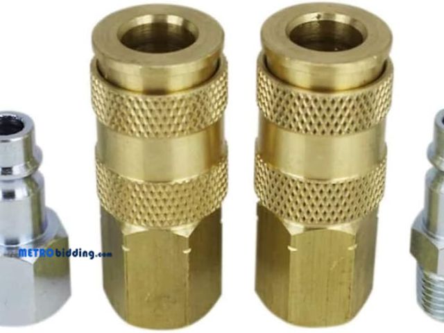 Lot 88-498024 - Milton S-217 1/4" NPT V Style Coupler and Plug Kit - 6 Piece