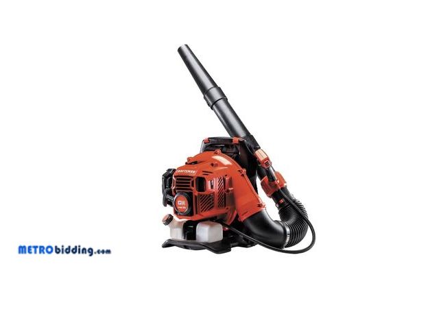 Lot 88-484372 - Craftsman BP510 51-cc 2-cycle 600-CFM 220-MPH Gas Backpack Leaf Blower, tested, runs, appears unused...