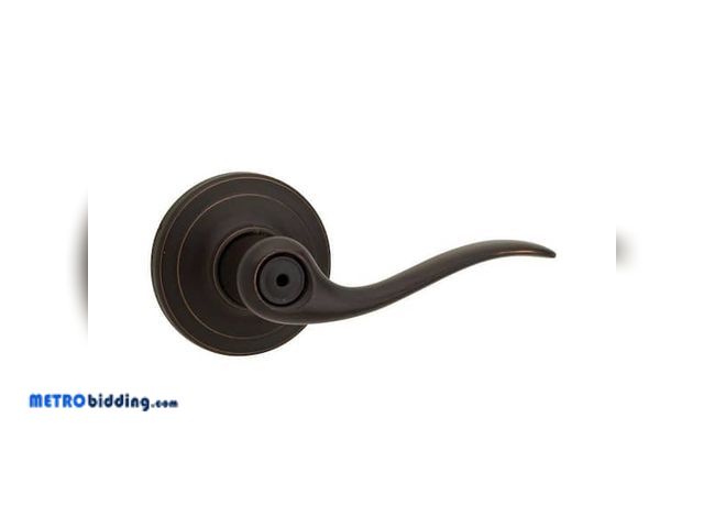 Lot 88-491782 - Kwikset Tustin Venetian Bronze Exterior Entry Door Handle Featuring SmartKey Security 740TNL 11P SMT...