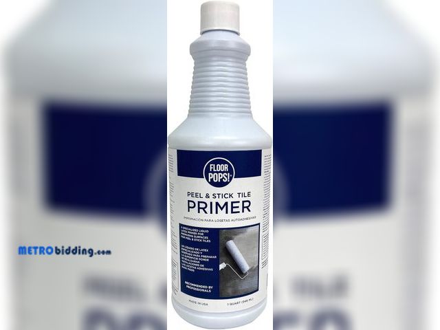 Lot 88-498944 - FloorPops FPP4182W Peel Stick Tile Primer, White &amp; Off-White