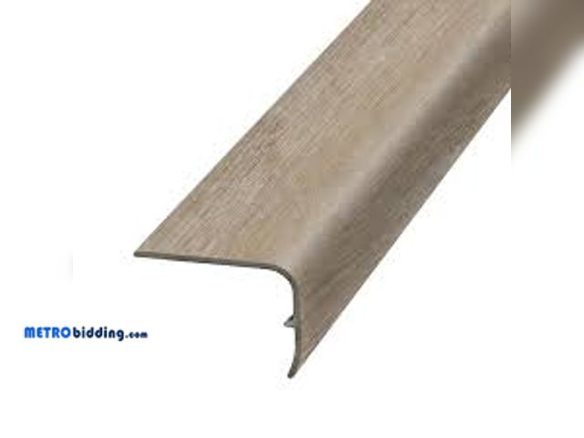 Lot 88-491432 - PERFORMANCE ACCESSORIES Sterling 1.32 in. Thick x 1.88 in. Wide x 78.7 in. Length Vinyl Stair Nose M...