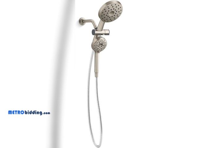 Lot 88-501269 - Kohler Prone 3-in-1 Multifunction Shower Head with PowerSweep (Brushed Nickel)
