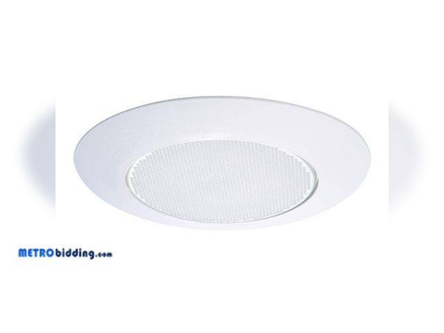 Lot 88-499361 - HALO 70PS Recessed Light Trim with Frosted Albalite Lens, White, 6 in.