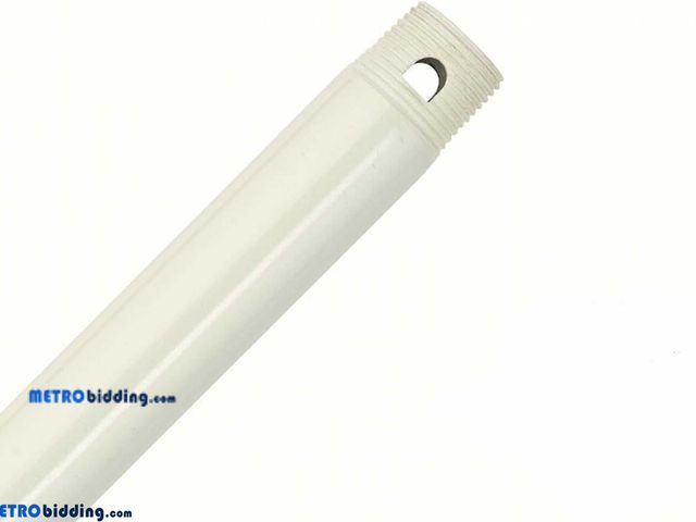 Lot 88-526584 - Hunter Fan Company 99748 Fresh White All-Weather Downrod **extension rod only**