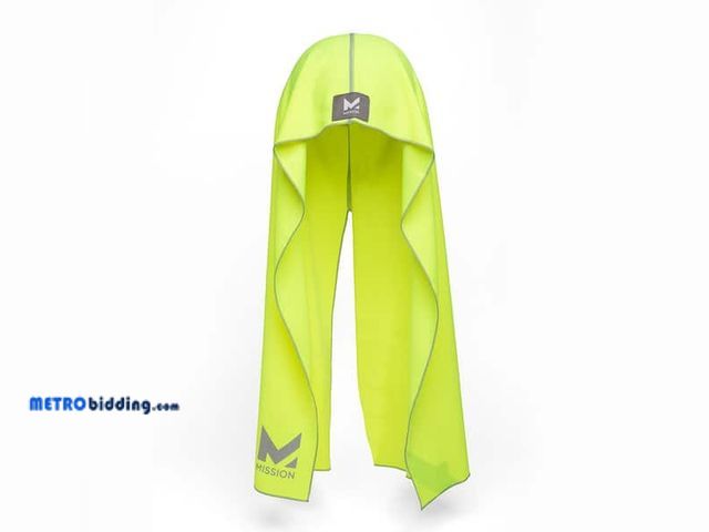 Lot 88-492438 - Mission 1-Size Fits Most Cooling Hoodie-Hi Vis Yellow 5500