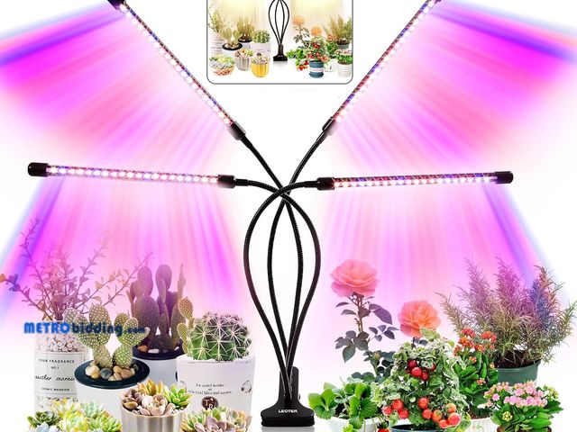 Lot 88-498073 - Grow Light for Indoor Plants - Upgraded Version 80 LED Lamps with Full Spectrum &amp; Red Blue Spect...