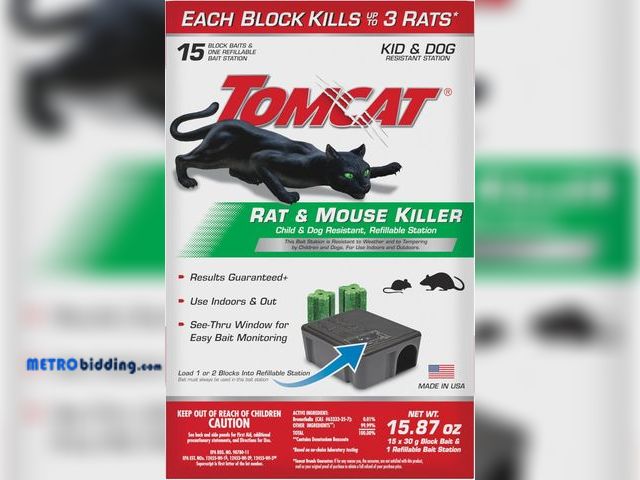Lot 88-498290 - Tomcat Rat &amp; Mouse Killer Child &amp; Dog Resistant, Refillable Station for Indoor and Outdoor, ...