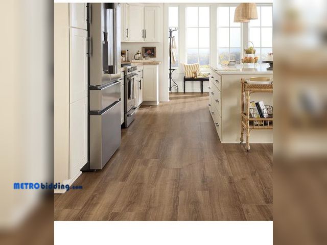Lot 88-484306 - (131 sq. ft.) DuraCraft Seville Oak 22-mil x 9-1/2-in W x 47-in L Waterproof Luxury Vinyl Plank Floo...