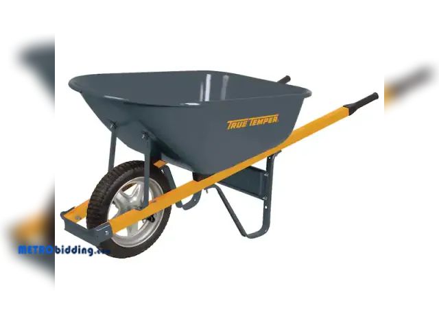 Lot 88-484255 - True Temper
6 cu. ft. Wheelbarrow with Flat Free Tires