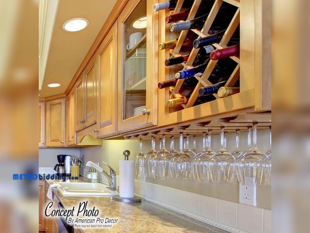Lot 88-495977 - American Pro Decor
14-Bottle Trimmable Wine Rack Lattice Panel Inserts in Unfinished Solid North Ame...