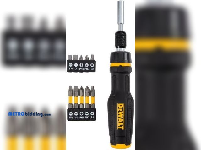Lot 88-480137 - Dewalt Maxfit Screwdriver Telescoping Multi Bit 10Pc