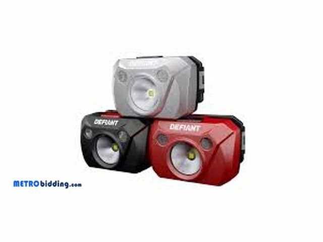Lot 88-491705 - Defiant 200 Lumens Headlight (3-Pack) 90651