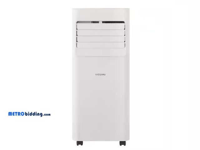 Lot 88-482295 - VISSANI 5,000 BTU (DOE) 115-Volt Portable Air Conditioner Unit Cools up to 150 sq. ft. with Dehumidi...