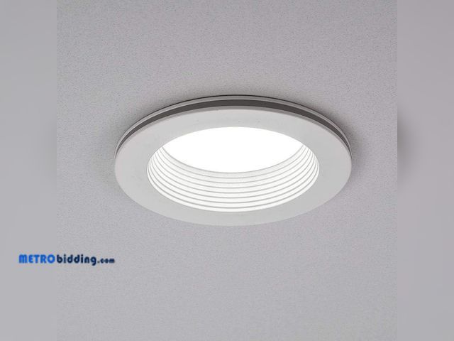 Lot 88-495730 - Commercial Electric 6 in. Selectable Integrated LED Recessed Trim Can Light with Night Light Feature...