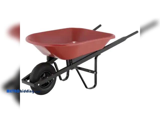 Lot 88-484257 - True Temper
4 cu. ft. Poly Wheelbarrow, missing the handles