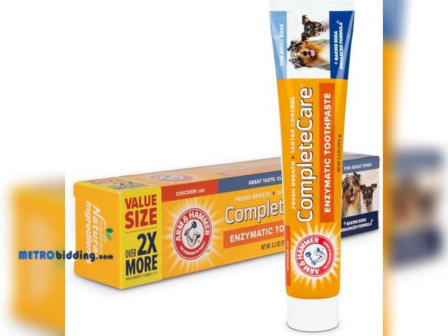Lot 88-497359 - Arm &amp; Hammer Complete Care Enzymatic Dog Toothpaste, 6.2 oz - Pet Toothpaste For Puppies and Adu...