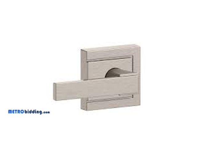 Lot 88-480326 - Schlage Northbrook Satin Nickel Privacy Bed/Bath Door Handle with Upland Trim F40 V NBK 619 ULD