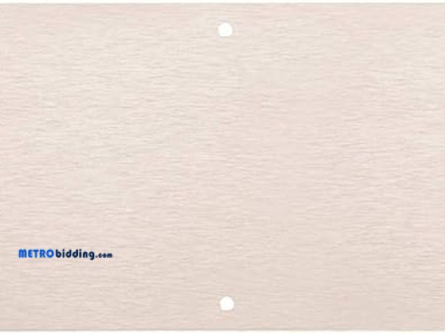 Lot 88-501645 - Gatehouse Aluminum Kick Plate 8x34 Satin Nickel Finish Front/Back