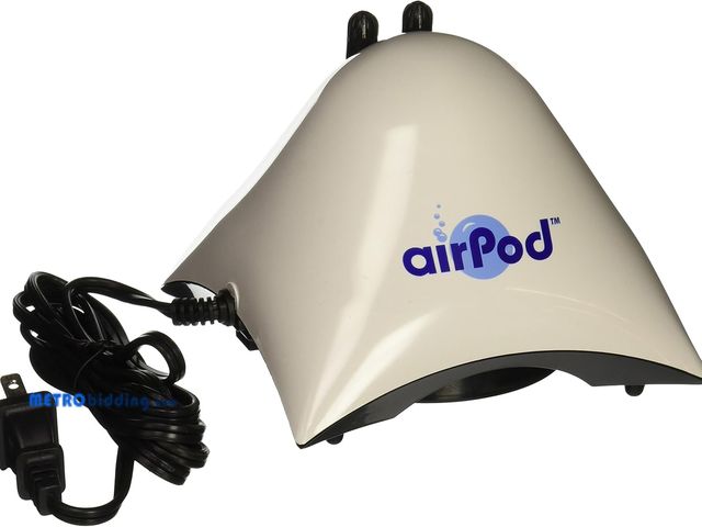 Lot 88-497406 - Penn Plax Air Pod Aquarium Air Pump Ultra Quiet Compact Dome Shape Dual Air Output | Multiple Size O...