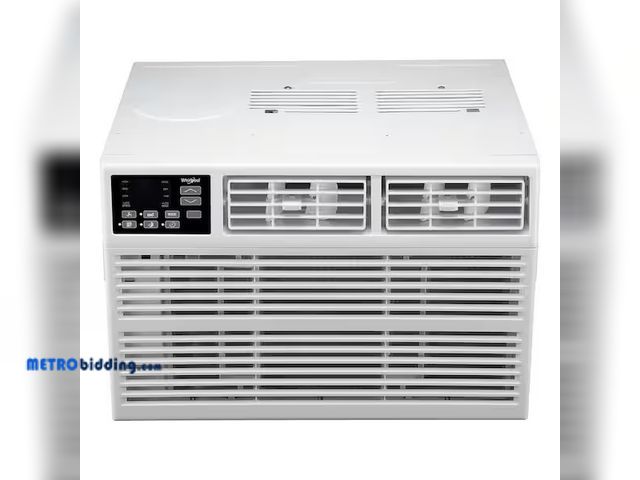 Lot 88-491593 - Whirlpool
24,000 BTU (DOE) 230V Window-Mounted Air Conditioner with Remote Control, MSRP: $829.99