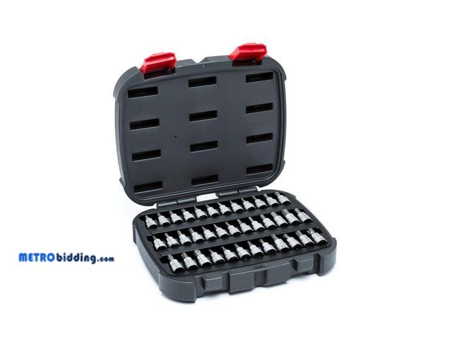 Lot 88-491807 - Husky 3/8 in. Drive Master Bit Socket Set (37-Piece) H3DBS37PC