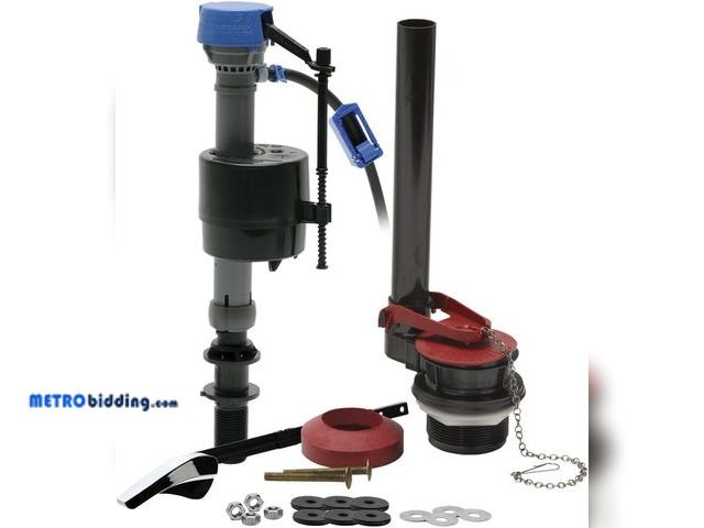 Lot 88-482400 - Fluidmaster PerforMAX Universal Toilet Repair Kit, 2-Inch Valve | Includes fill valve, flush valve, ...
