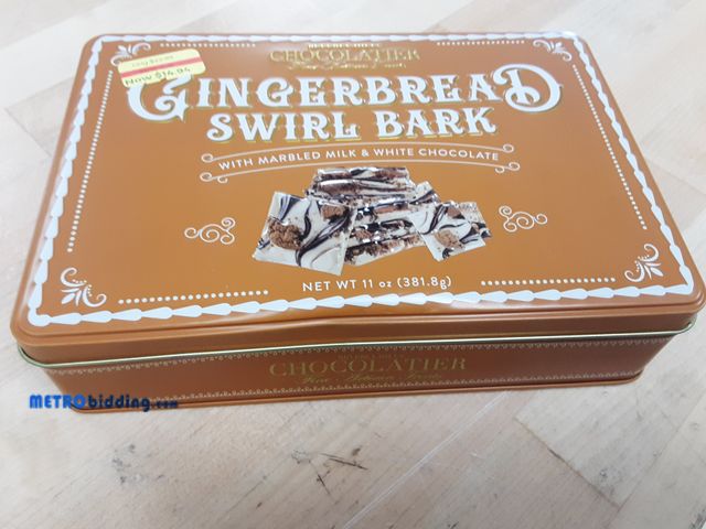 Lot 88-494258 - AYC Naturals Gingerbread Swirl Bark Tin