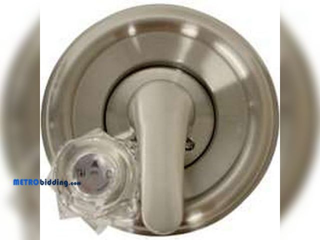Lot 88-501574 - Danco 9D00010004 Brushed Nickel Universal Tub/Shower Trim Kit For Delta