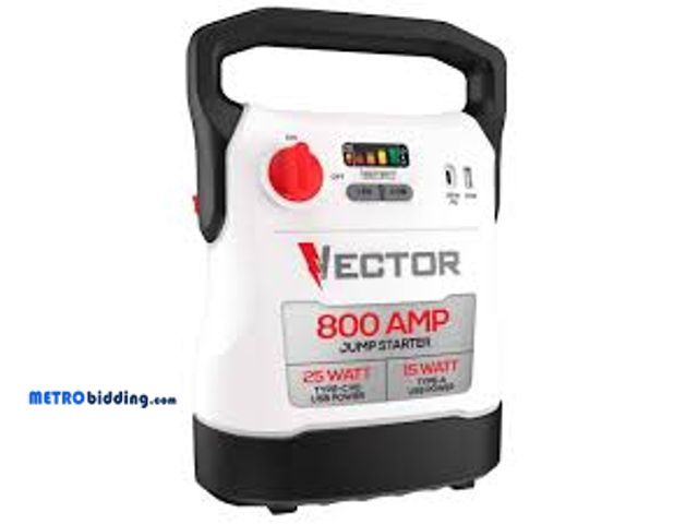 Lot 88-491684 - VECTOR 800 Amp Jump Starter with USB Power VECJ8