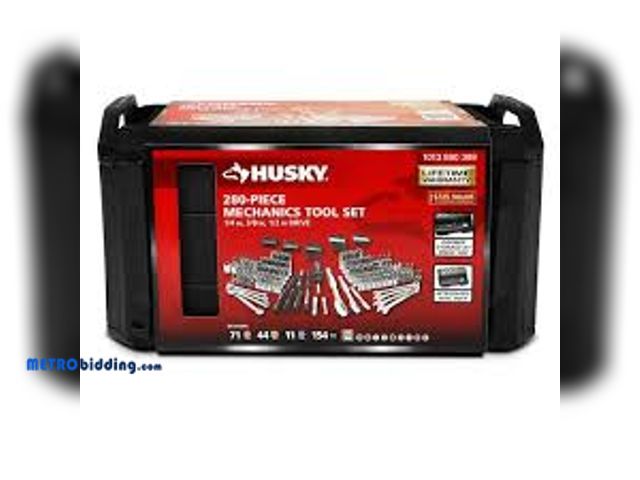 Lot 88-493870 - Husky Mechanics Tool Set (280-Piece) H280MTS
