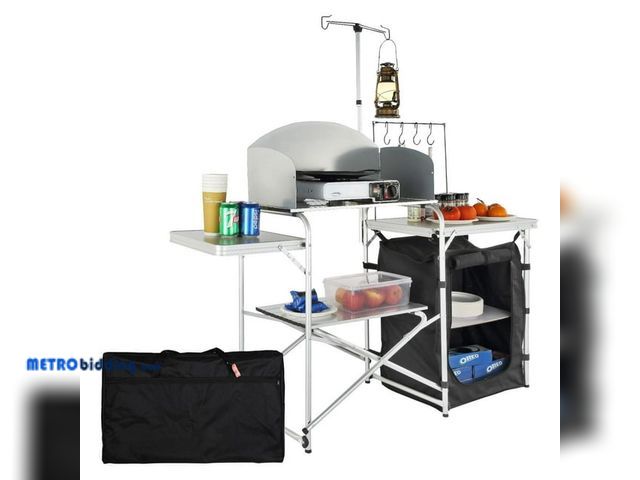 Lot 88-482857 - VEVOR Windshield Outdoor Camping Kitchen Table