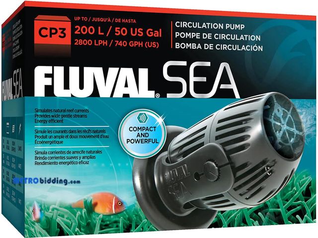 Lot 88-497403 - Fluval Sea CP3 Circulation Pump for Freshwater &amp; Saltwater Aquariums, 14347
