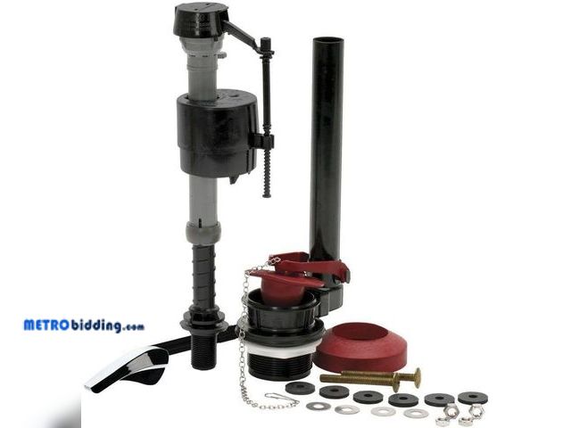 Lot 88-482584 - Fluidmaster 400AKRP10 Universal Toilet Repair Kit, 2-Inch Flush Valve | Includes fill valve, flush v...