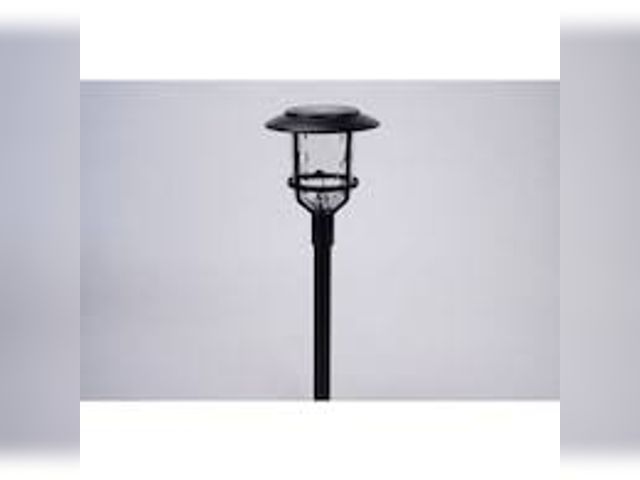 Lot 88-482326 - Harbor Breeze 15 -Lumens Black Solar LED OuLighttdoor Path Light