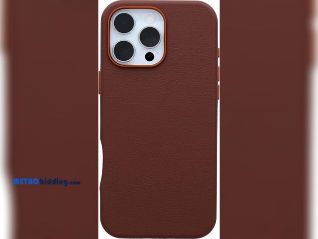Lot 88-497232 - OtterBox Apple iPhone 16 Pro Max Symmetry Series Cactus Leather Case with MagSafe