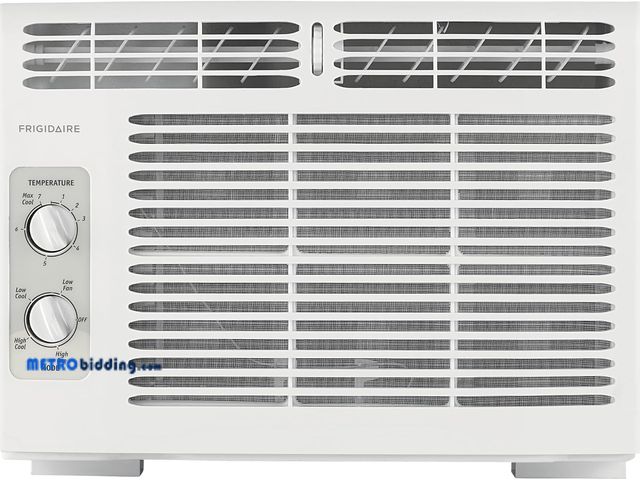 Lot 88-499603 - Frigidaire 5,000 BTU Window-Mounted Air Conditioner, Cools Up to 150 Sq. Ft., Quiet Operation, Effor...