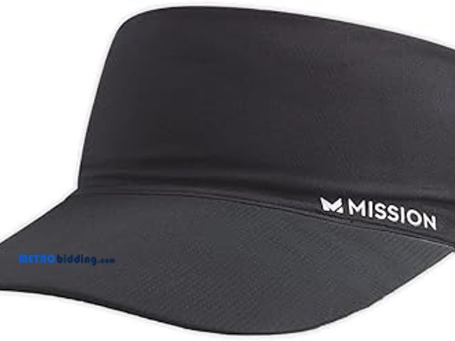 Lot 88-492034 - MISSION Cooling Stretchy Visor - Unisex Visor Hat for Men and Women, No Slip Band, UPF 50 Sun Protec...