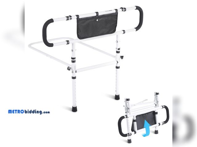 Lot 88-498813 - VEVOR Bed Rails for Elderly Adults, 180° Foldable Bed Assist Rails for Seniors, 450LBS Loading Bed S...