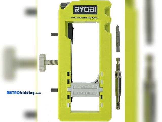 Lot 88-493627 - Ryobi A99HT3 Door Hinge Installation Kit/Mortiser Template