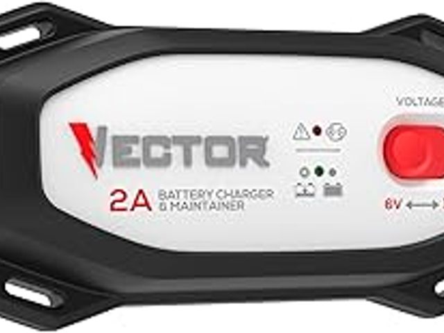 Lot 88-480312 - Vector VECBC2 2 Amp Battery Charger/Maintainer with 6V/12V Selector