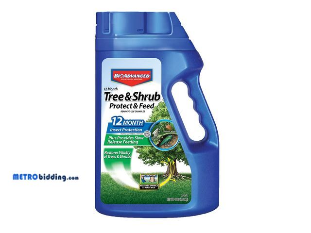 Lot 88-498330 - Bayer Advanced 701900 12 Month Tree and Shrub Protect and Fe