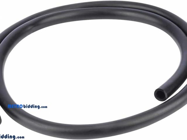 Lot 88-505441 - Black Latex Rubber Tubing, Continuous Piece Highly Elastic and Strong Pure Latex Tubing Natural Rubb...