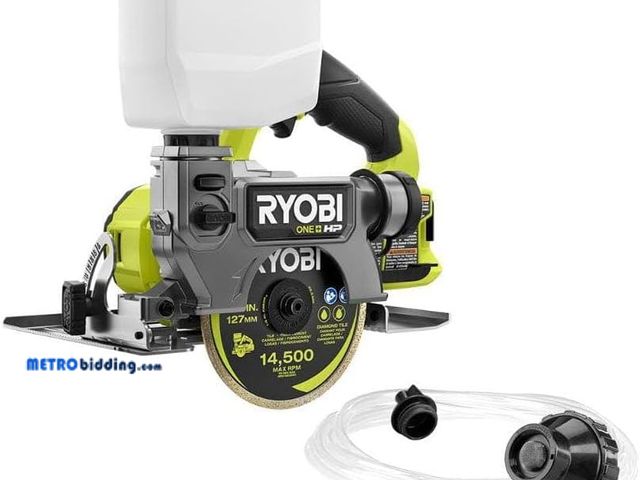 Lot 88-493605 - ONE+ HP 18V Cordless Handheld Wet/Dry Masonry Tile Saw (Tool Only)