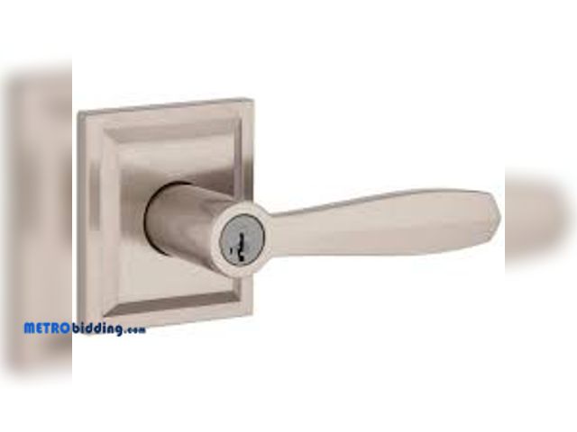 Lot 88-501440 - Baldwin Torrey Satin Nickel Low Profile Rose Hall/Closet Passage Door Handle