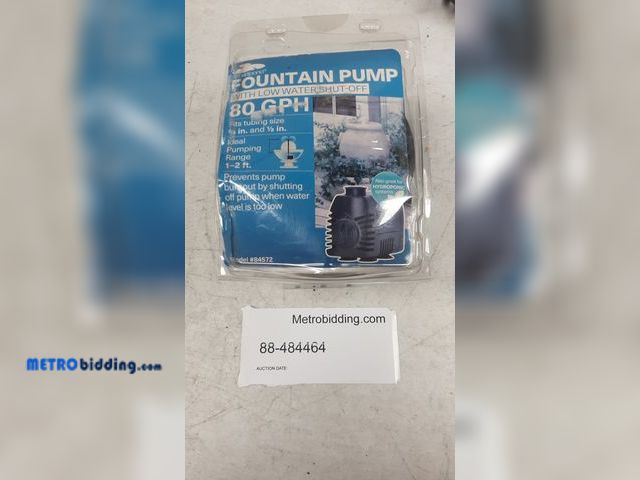 Lot 88-484464 - Fountain pump 
80 gph