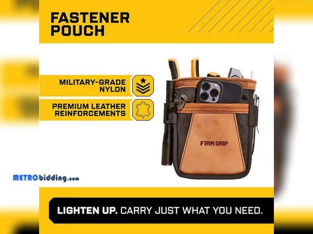 Lot 88-492469 - FIRM GRIP Build-A-Rig Hybrid Leather/Nylon Fastener Pouch
