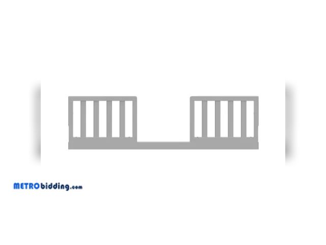 Lot 88-496917 - Graco Universal Toddler Safety Guardrail Kit Slats - Pebble Gray