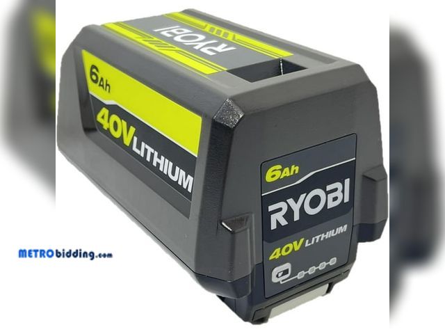 Lot 88-481058 - 40V Volt Lithium-ion 6.0 Ah High Capacity Battery, tested, unused