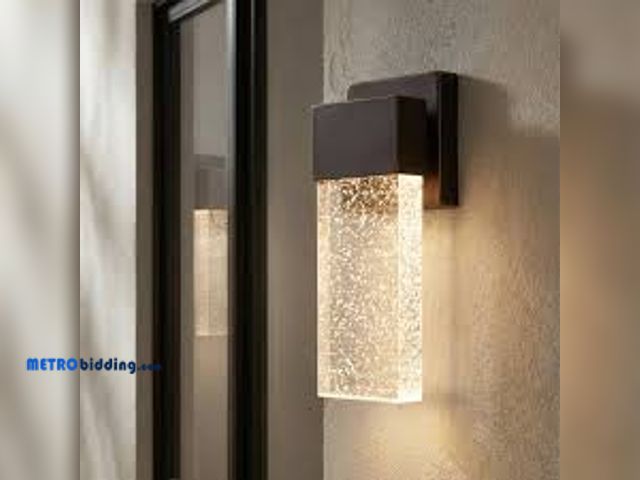 Lot 88-482567 - Origin 21 Waldorf 11.37 H Antique Bronze Integrated LED Outdoor Wall Light