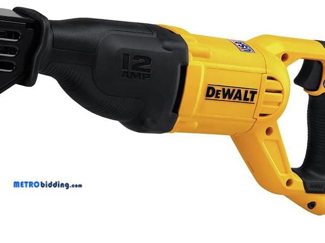 Lot 88-491646 - DEWALT Reciprocating Saw, 12 Amp, 2,900 RPM, 4-Position Blade Clamp, Variable Speed Trigger, Corded ...